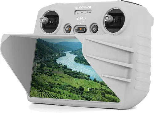 Vista 8 de Funda para controlador de control remoto Mini 3 con parasol para DJI Mini 3 Pro/Mini 3 Cámara Drone Accesorios RC Control remoto Cubierta