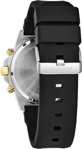 Vista 3 de Bulova Men's Marine Star 'Series A' Chronograph Quartz Watch, Luminous Markers, Rotating Dial, 100M Water Resistant, 44mm