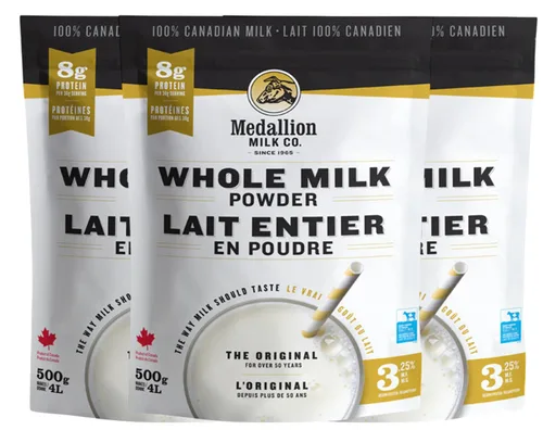 Vista 8 de Medallion Marca de leche entera en polvo 17.64 oz (1 bolsa)