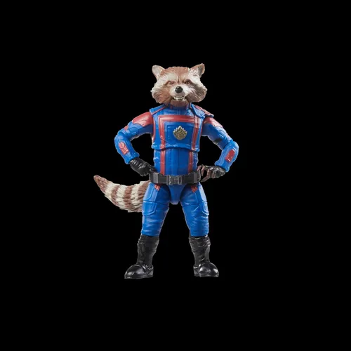 Vista 7 de Marvel Legends Series Marvel's Rocket, Guardians of The Galaxy Vol. 3 - Figuras de acción coleccionables de 6 pulgadas, juguetes para edades de 4