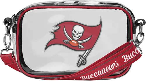 Vista 27 de FOCO NFL Womens NFL Team Logo Stripe Clear Crossbody Bag