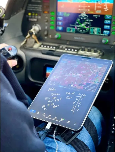 Vista 6 de Soporte de pierna para iPad/Tablet para pilotos (MNT-1890)