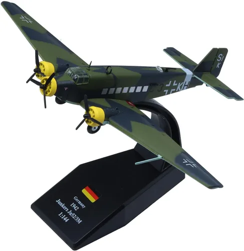 Vista 30 de B-17 Flying Fortress - Aviones fundidos a presión a escala 1/144, modelo de avión de metal pesado para coleccionista, entusiasta de la aviación