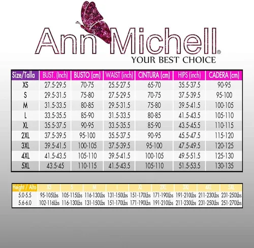 Vista 3 de Ann Michell 1024b Excelencia Faja Powernet Faja Beige Talla Grande 38