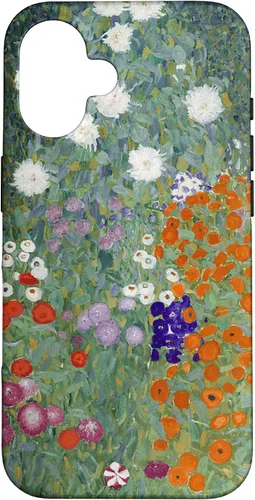 Vista 32 de Flower Garden Painting Klimt Art History Funda para iPhone 17