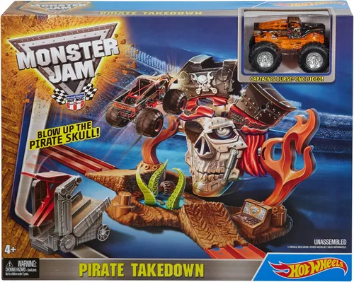 Vista 7 de Hot Wheels Splash Rides, Monster Jam Pirate Takedown - Juego de juego