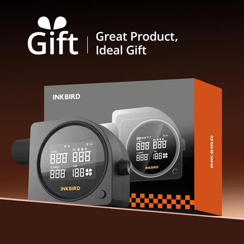 Vista 9 de Controlador de temperatura para barbacoa 5G Wi-Fi y Bluetooth INKBIRD, ventilador automático para ahumador con pantalla LCD para parrilla