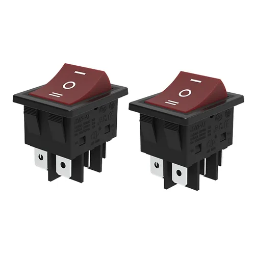 Vista 7 de lcocove JD IP65 - Interruptor de cable en línea impermeable 125/250 V, 30 A, 4 pines, 2 posiciones de encendido y apagado, interruptor de botón