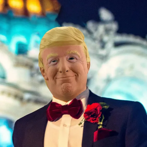 Vista 5 de Máscara de látex para la cabeza de Halloween, candidato presidencial republicano Trump & Joe Biden, máscara de goma de cabeza completa para anciano