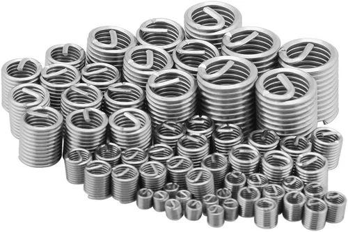 Vista 2 de Kit de reparación de rosca, kit de insertos de bobina, kit de reparación de roscas de acero inoxidable, insertos M3 M4 M5 M6 M8 M10 para evitar