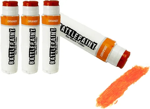 Vista 28 de EyeBlack BattlePaint - Grasa negra para debajo de los ojos de colores brillantes para atletas profesionales y súper fanáticos, béisbol, softbol