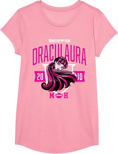 Vista 29 de Monster High -Camiseta Colegiada Draculaura Gris asfalto