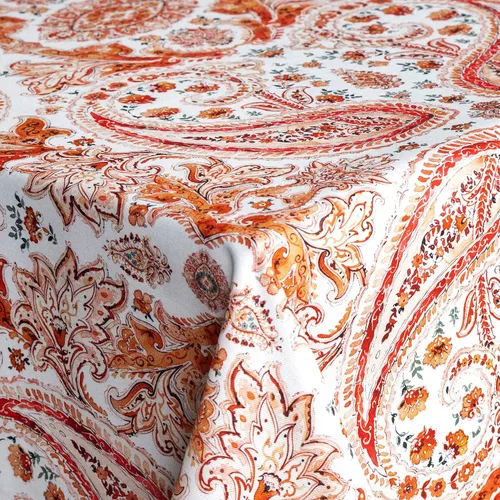 Vista 7 de Maison d' Hermine Mantel decorativo cuadrado 100% algodón, lavable, para comedor, fiestas de bufé y campamento, Acción de Gracias/Navidad, estampado
