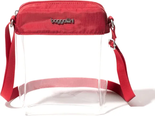 Vista 6 de Baggallini Bandolera Clear Explorer para mujer