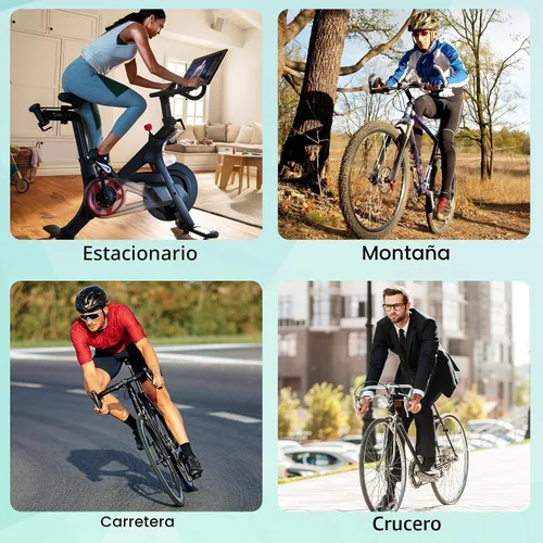 Vista 7 de Zacro Bike Seat Cushion - Padded Gel Bike Seat Cover for Men & Women, Padding Bicycle Saddle fit with Peloton/Spin Stationary Exercise/Mountain Road