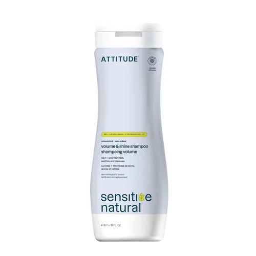 Vista 7 de ATTITUDE Champú para el cabello para cuero cabelludo seco sensible, verificado por EWG, avena calmante, protege el color, ingredientes derivados