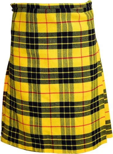 Vista 2 de KS - Kilt escocesa de 5 yardas para hombre, hecha de lana acrílica, 13 onzas, tartán, varios asesinos de tartán