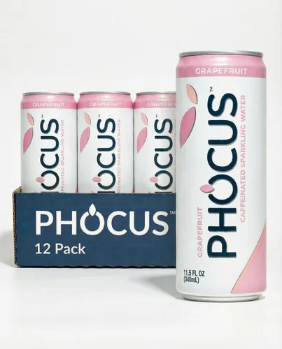 Vista 7 de Phocus Energy Boost, manzana crujiente Sin azúcar 75 mg de cafeína + L-teanina 0 calorías Sabores naturales y edulcorantes 11.5 onzas