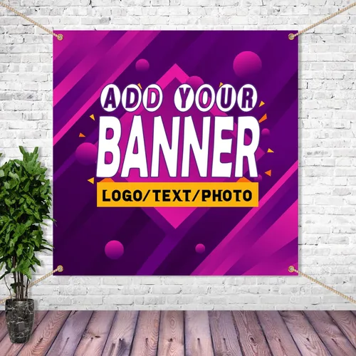 Vista 10 de Banners y letreros personalizados Banners personalizados con foto/texto personalizado Banners personalizados para fiestas, negocios, cumpleaños al