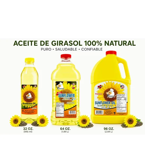 Vista 2 de Yummmy Aceite de girasol 96oz