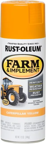 Vista 33 de Rust-Oleum Farm & Implement 280176 - Pintura esmaltada, galón, naranja (Allis Chalmers Orange)