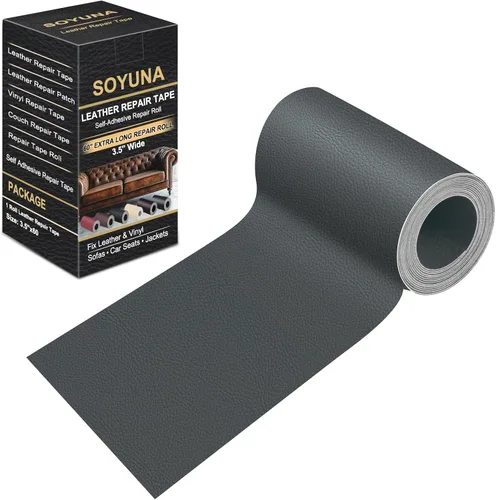 Vista 37 de Parche de reparación de cuero autoadhesivo para muebles, cinta de reparación de cuero para sofá, asiento de automóvil, silla, muebles, kit de Grano