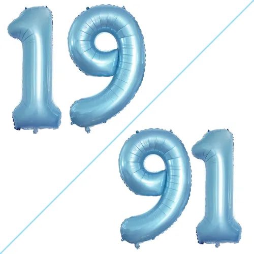 Vista 300 de Goer, conjunto de globos de papel aluminio para decoraciones de cumpleaños, globos de las letras de feliz cumpleaños y de números Oro