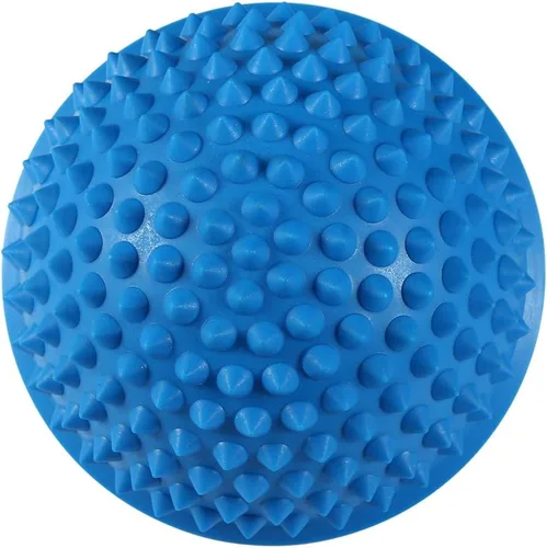 Vista 2 de MAVIS LAVEN Bola de masaje de PVC semicircular, bola de yoga con cúpula de equilibrio puntiaguda, azul, masajeador de gimnasio de ejercicio