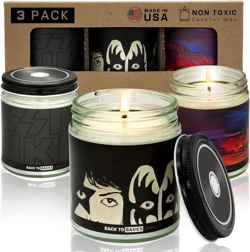 Vista 25 de Velas Back to Basics Todo lo que quiero para Navidad - Vela perfumada de 9oz de cera de soya con aroma a árbol de Navidad para decoración