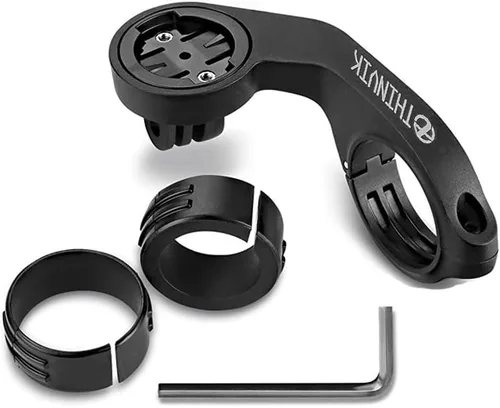 Vista 6 de Thinvik Soporte frontal para computadora de bicicleta Garmin Edge1040/1030/840/830/540/530/130 GPS compatible con manillar de 31.8/1.000 in