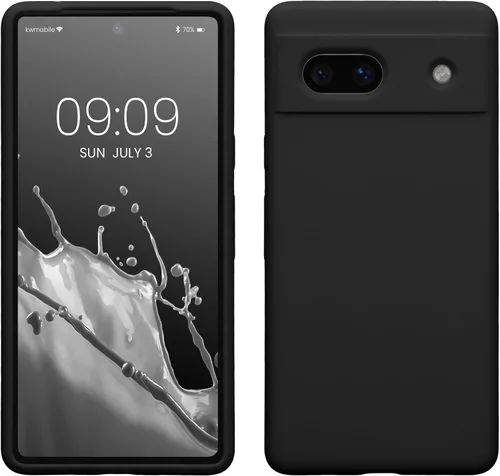 Vista 275 de kwmobile Funda Compatible con Google Pixel 6 Pro - Funda de Teléfono de Silicona TPU con Acabado Suave - Azul Caribe