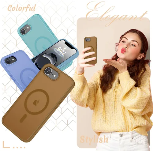 Vista 15 de Funda para Google Pixel 10 Pro XL, cubierta magnética mate, color negro Fit for MagSafe, Screen Protector included, Shockproof Military Grade