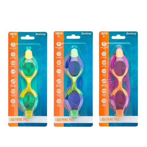 Vista 6 de Bestway Gafa Natacion Silicona Adulto Antivaho Color Surtido +14 Años Playa y Piscina 21051