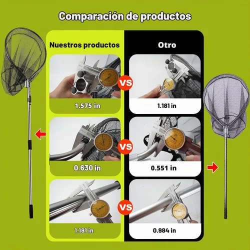 Vista 5 de Dog Catch Net Pole - Herramienta de control de vida silvestre para captura de animales