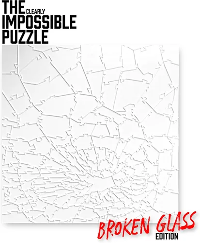 Vista 2 de Generic Rompecabezas de vidrio roto - Rompecabezas de acrílico transparente - Estilo moderno único - 161 piezas, 10 x 10 pulgadas - Nivel de experto