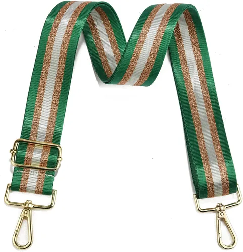 Vista 50 de LVYOUME Correa para bolso, accesorios plateados, correas anchas para bolsa, correa de hombro ajustable para bolsos