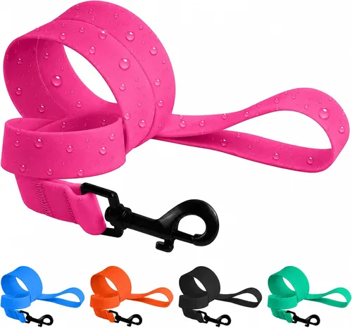 Vista 11 de CollarDirect Correa impermeable para perro, pequeña, mediana grande, duradera, para caminar, entrenamiento, correr, rosa, negro, azul, naranja