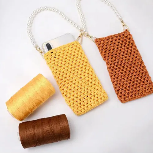 Vista 7 de 3 rollos de cuerda de macramé de 0.059 pulgadas, 3.53 oz/madeja de un solo hilo de cáñamo de color hielo, hilo de macramé para tejer, ganchillo