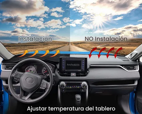 Vista 4 de Tapete para tablero de instrumentos compatible con Volkswagen Jetta 2011, 2012, 2013, 2014, 2015, 2016, 2017, 2018, conducción izquierda..