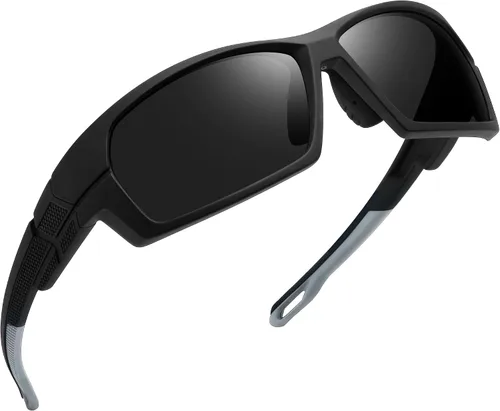 Vista 13 de Joopin Rectangle Sports Sunglasses Polarized UV400 Protection Wrap Around