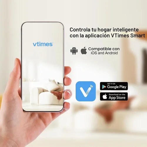 Vista 9 de VTimes Cámara interior de la pan/de la inclinación 1080P, cámaras de WiFi