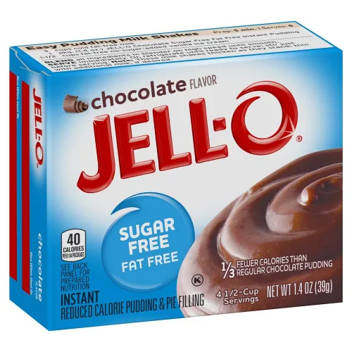 Vista 18 de Jell-O Postre de gelatina sin azúcar, plátano fresa (paquete de 4)