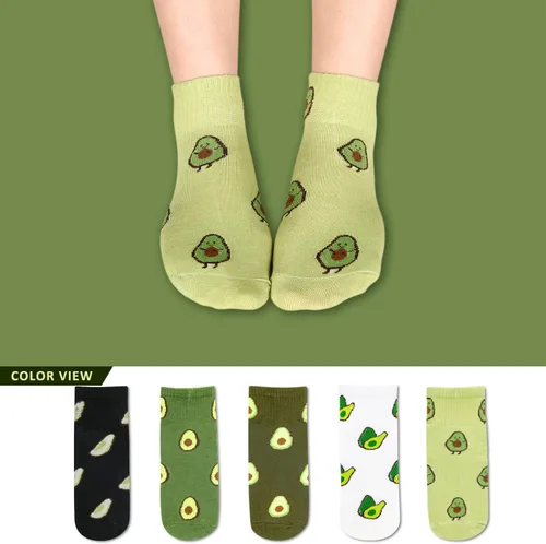 Vista 2 de Benefeet Sox Cute Ankle Socks for Women Girls Novelty Patterned Low Cut Socks Funny Colorful Designed Summer Short Socks Gift