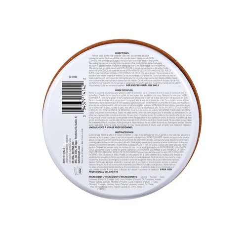 Vista 3 de Cera para Depilación Satin Smooth de Cuarzo Dorado 14oz.