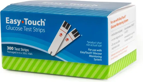 Vista 7 de Tiras de prueba de glucosa Easy Touch (100 unidades) Compatible con el sistema de monitoreo de glucosa EasyTouch