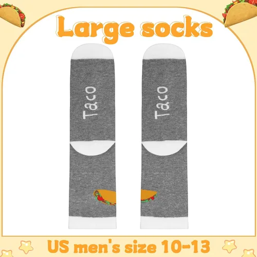 Vista 3 de Jiuguva Juego de 4 pares de calcetines a juego para papá y bebé, trajes a juego para papá e hijo, regalos de Navidad, regalos para papá por primera
