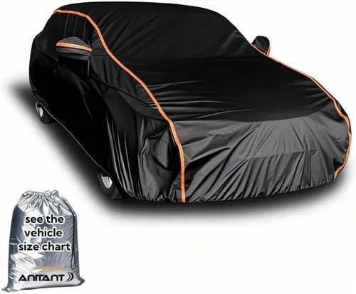 Vista 22 de Funda impermeable para automóvil deportivo, súper ligera, para todo tipo de clima, resistente a los rayos UV y a los arañazos, con cremallera