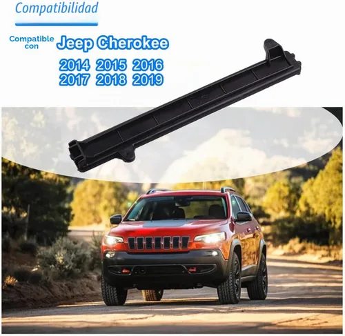 Vista 3 de Placa de cubierta de filtro de aire de cabina, puerta de acceso de filtro de aire acondicionado de cabina compatible con Jeep Cherokee 2014 2015