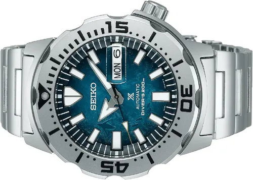 Vista 4 de Seiko Prospex SRPH75K1 Reloj automático con esfera azul de 656.2 ft para buceador, Azul, Buzo