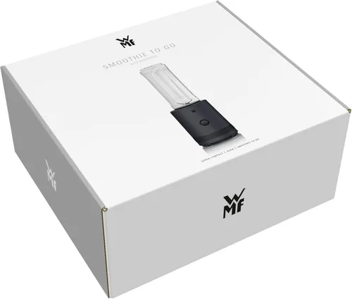 Vista 7 de WMF Küchenminis Batidora de pie para batir con 2 recipientes de 0,6 L, licuadora de alto rendimiento de 300 W, acero inoxidable mate, negro